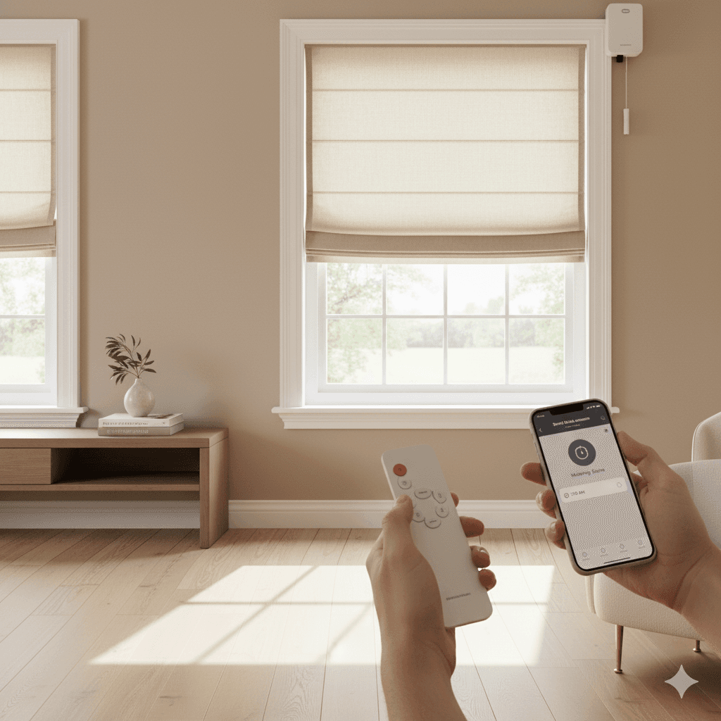 Motorisation with remote and automation